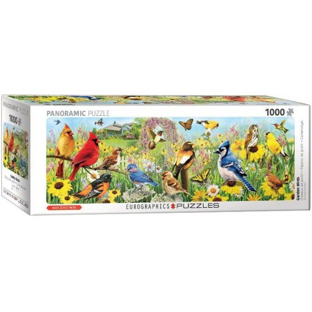 Garden Birds - Greg Giordano, Panorama , Eurographics 1000stukjes