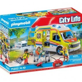 Playmobil City Life - Ambulance met licht en geluid 71202