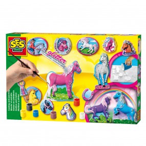 SES - Gieten en schilderen, fantasiepaarden